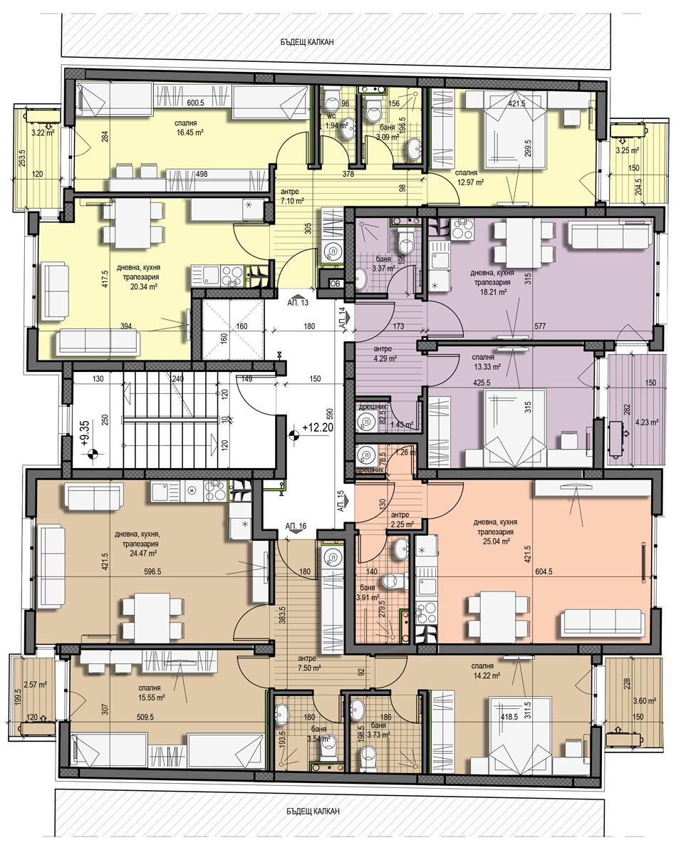 Проект Константин Величков 179 – Етаж 4
